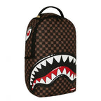 SPRAYGROUND Sharks In Paris WTF Bubble Brown Check Backpack