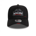 NEW ERA Motorsport Black 9FORTY A-Frame Trucker Adjustable Cap