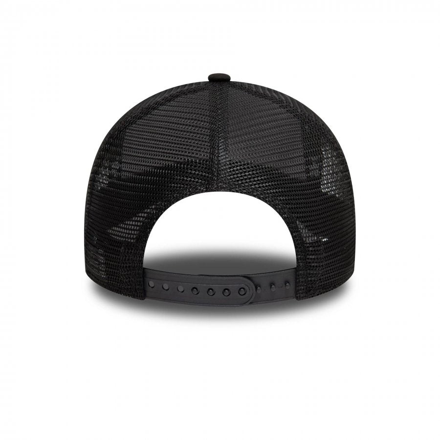 NEW ERA Motorsport Black 9FORTY A-Frame Trucker Adjustable Cap