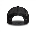 NEW ERA Motorsport Black 9FORTY A-Frame Trucker Adjustable Cap