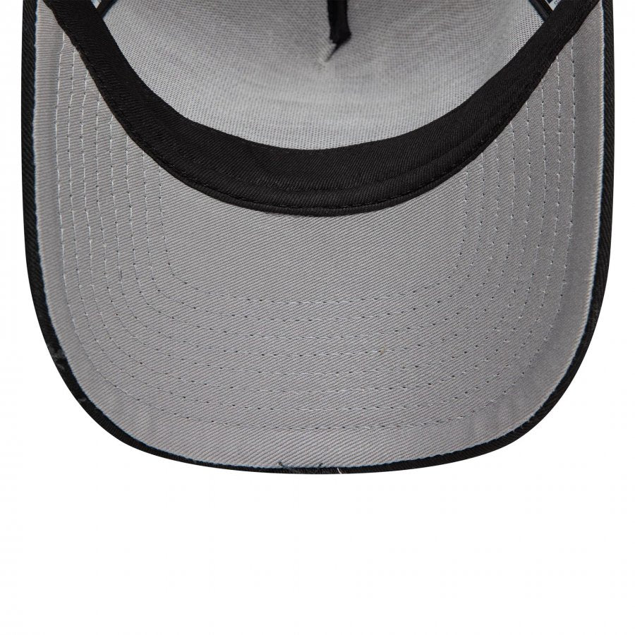 NEW ERA Motorsport Black 9FORTY A-Frame Trucker Adjustable Cap