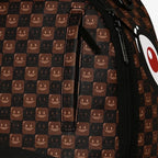 SPRAYGROUND Sharks In Paris WTF Bubble Brown Check Backpack