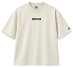 NEW ERA Cap Graphic Cream Oversized T-Shirt