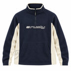 RUSTY Blizzard Quarter Zip Polar Fleece Navy Blue
