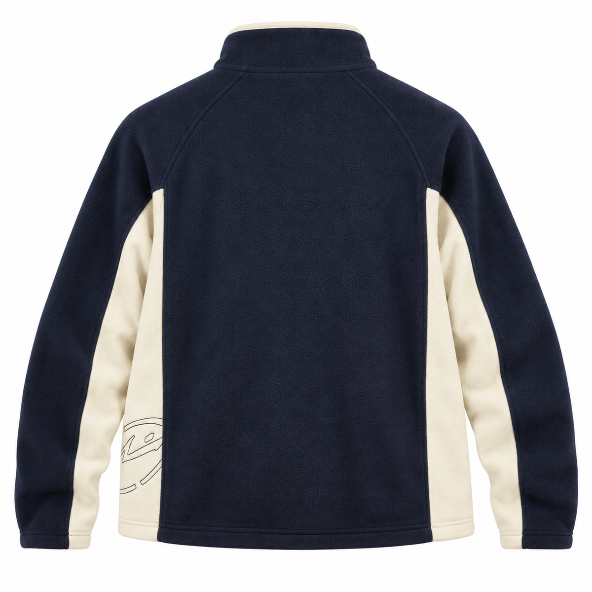 RUSTY Blizzard Quarter Zip Polar Fleece Navy Blue