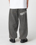 RUSTY Redemption Baggy Jean Washed Black