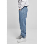 SOUTHPOLE Embroidery Denim Baggy Jeans In Retro Midblue