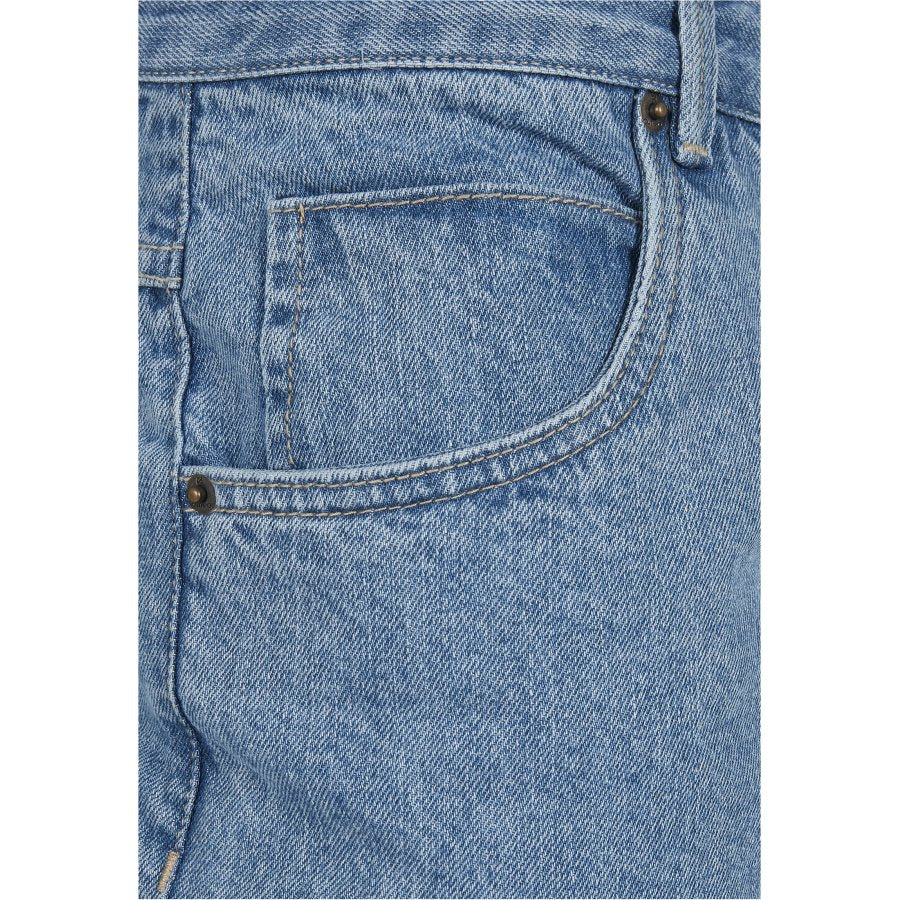 SOUTHPOLE Embroidery Denim Baggy Jeans In Retro Midblue