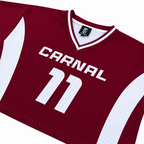 CARNAL Red Crop Top Jersey (Women's)