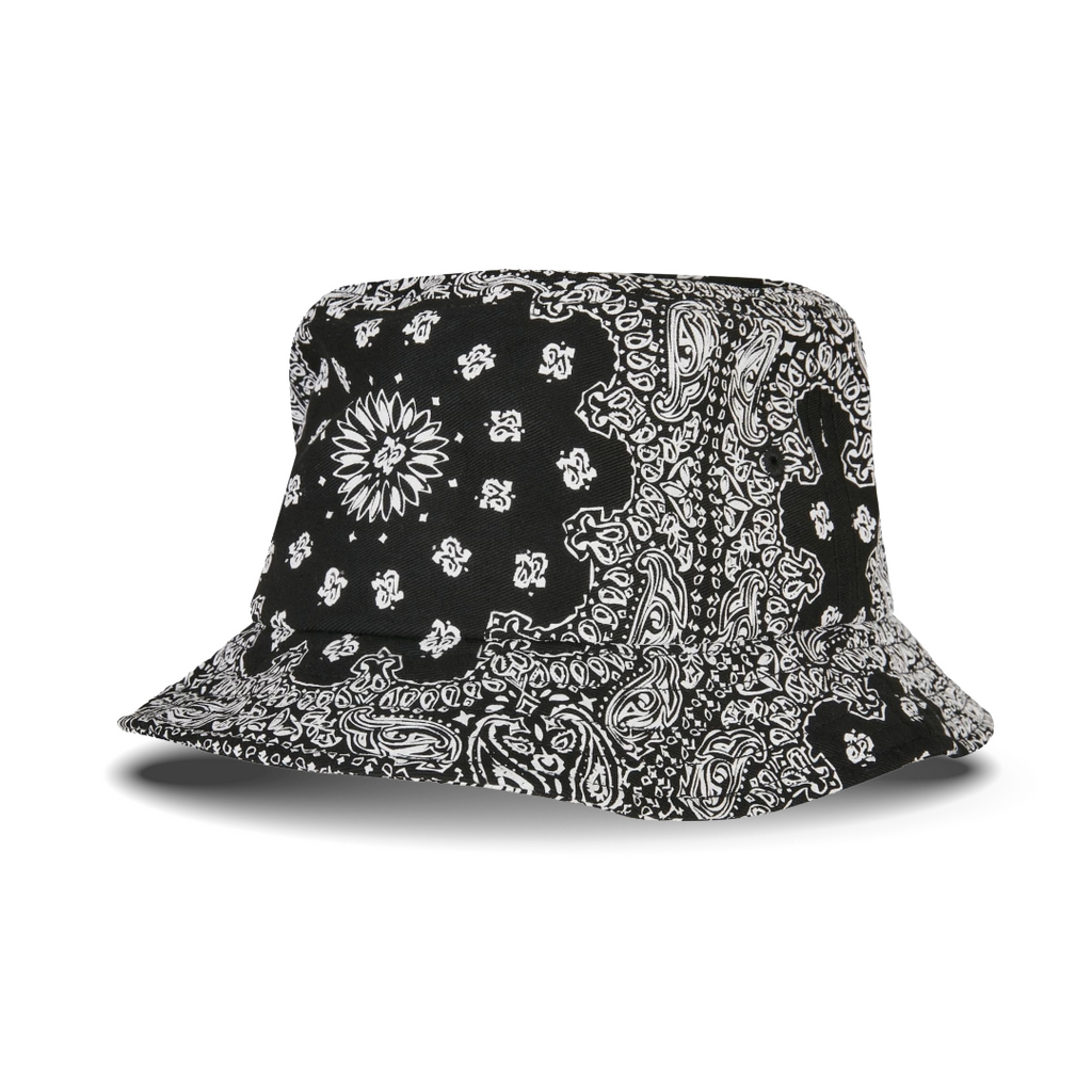 UC Bandana Print Black Bucket Hat