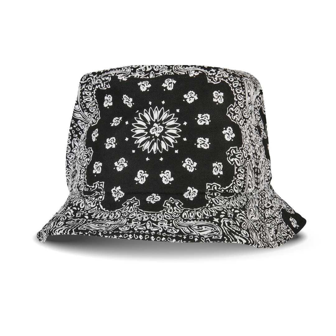 UC Bandana Print Black Bucket Hat
