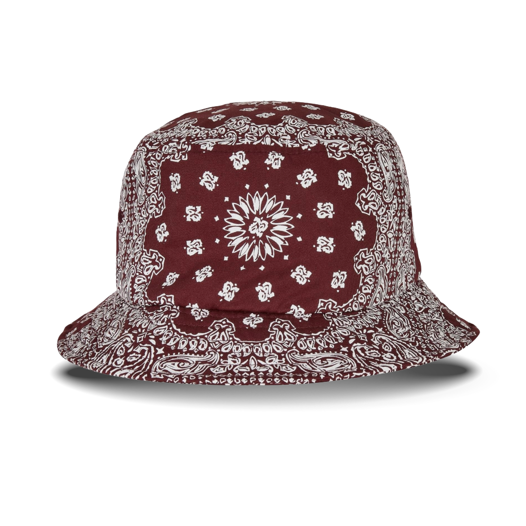 UC Bandana Print Cherry Bucket Hat