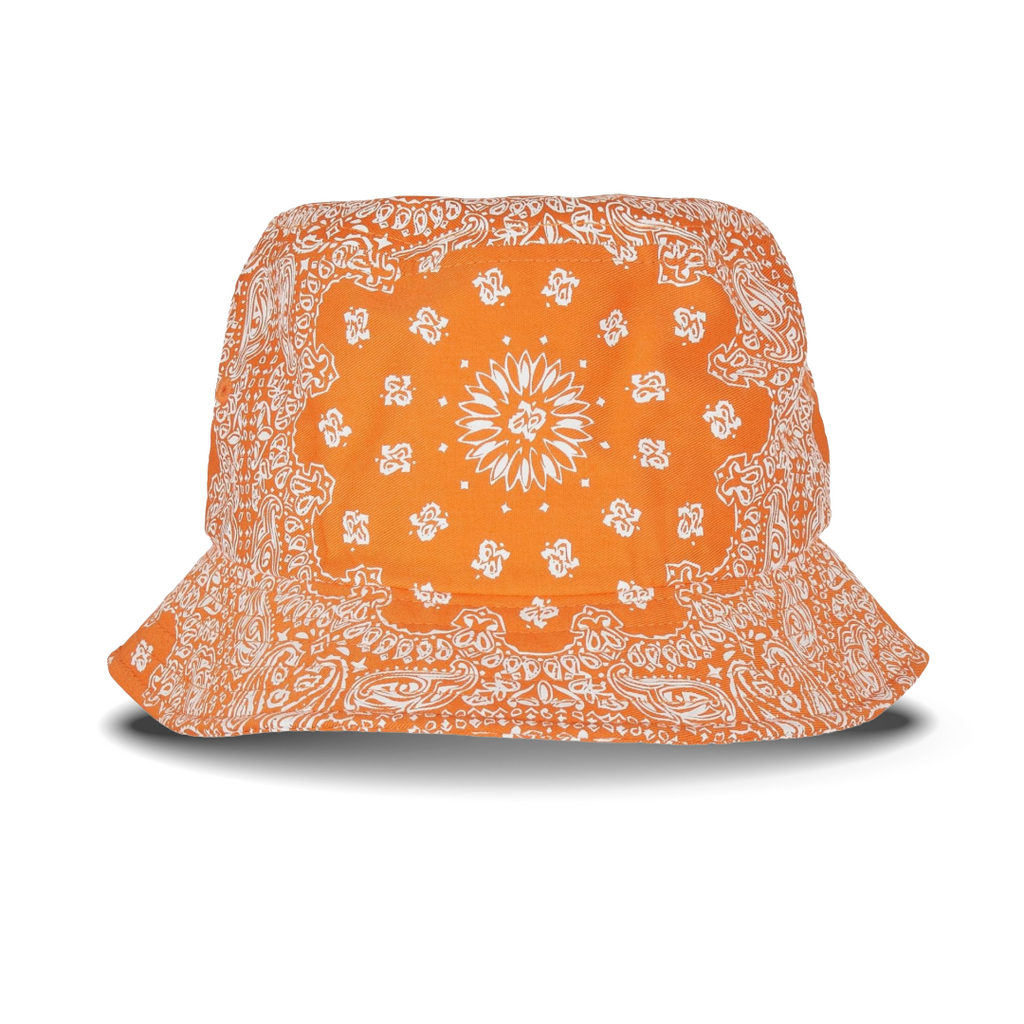 UC Bandana Print Orange Bucket Hat