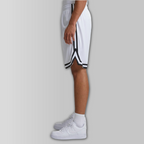 UC Stripes Mesh White Shorts