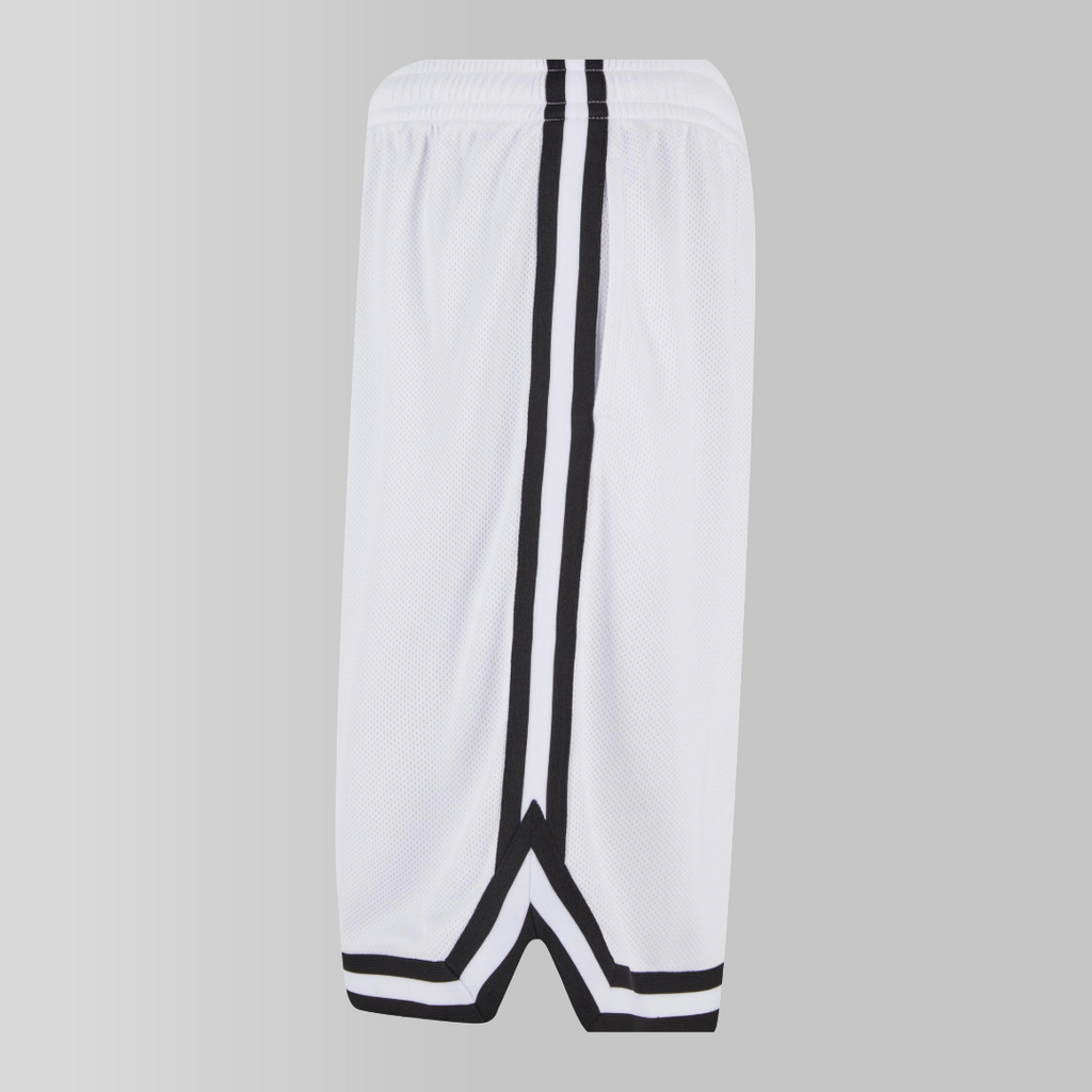 UC Stripes Mesh White Shorts