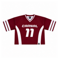 CARNAL Red Crop Top Jersey (Women's)