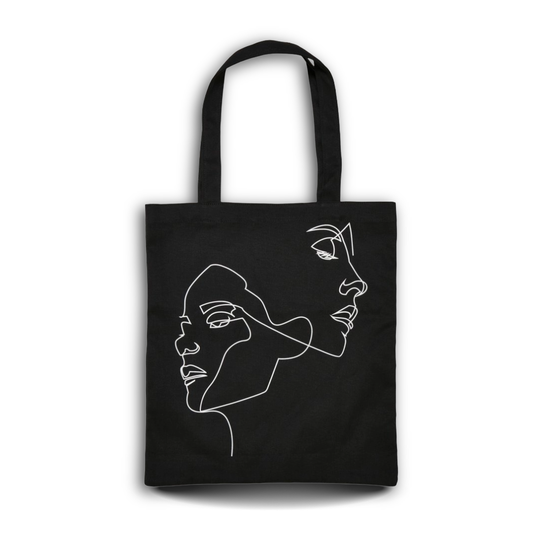 UC One Line Canvas Tote Bag