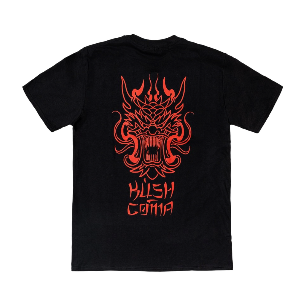 KUSH COMA Dragon Kokkas Black T-Shirt