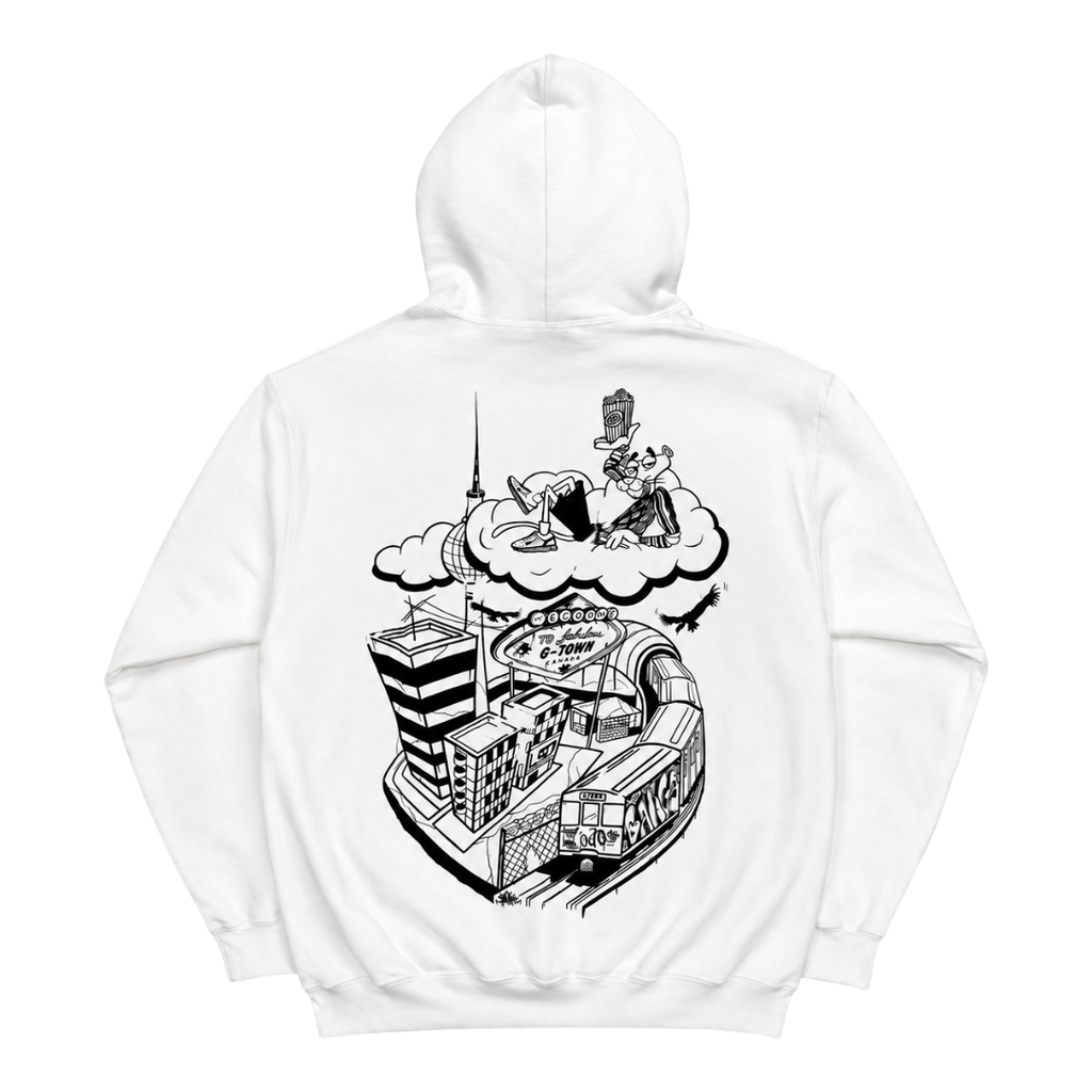 KUSH COMA Welcome P.Panther White Hoodie