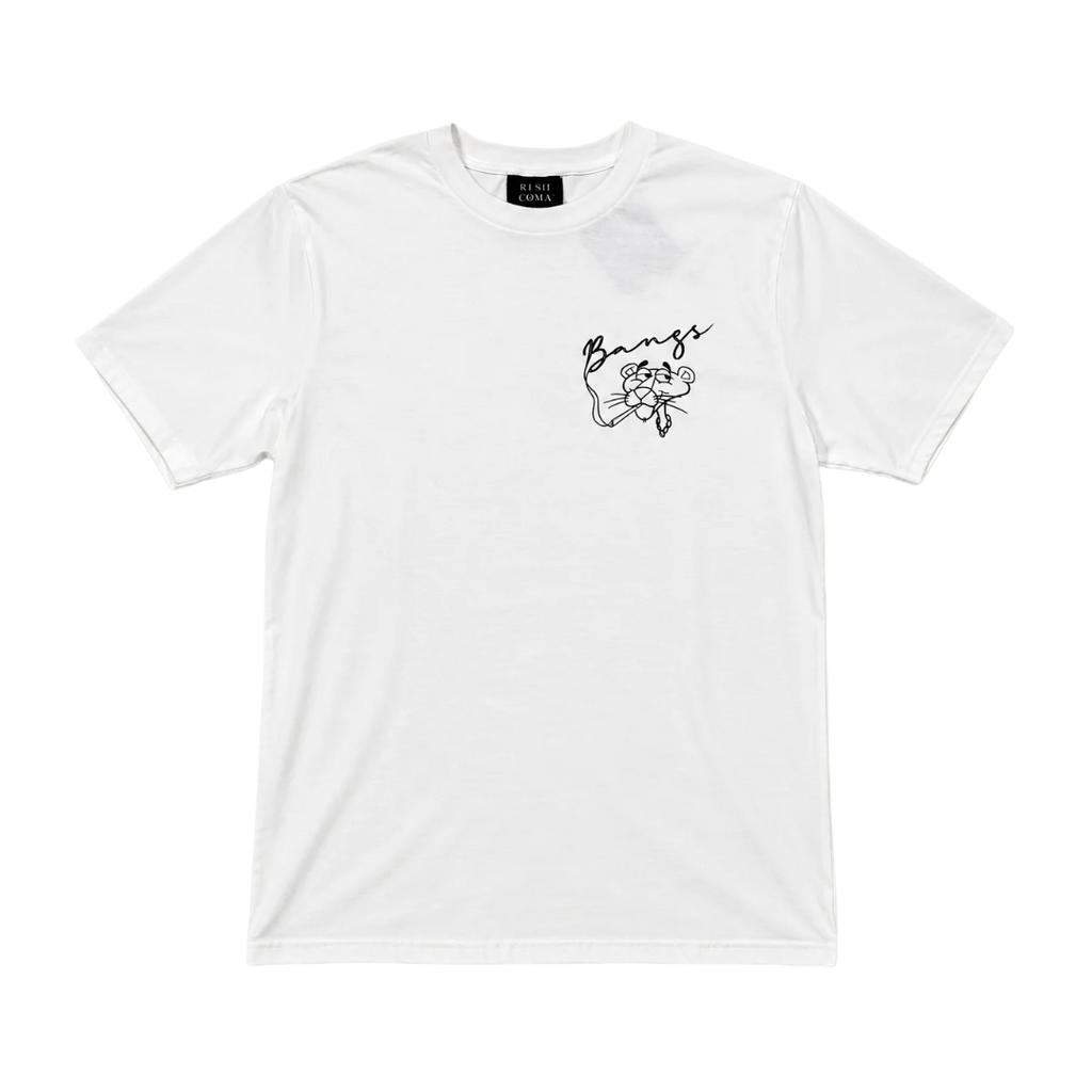 KUSH COMA Welcome P.Panther White T-Shirt