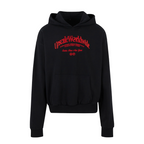 UPSCALE World Wide Black Oversized Hoodie