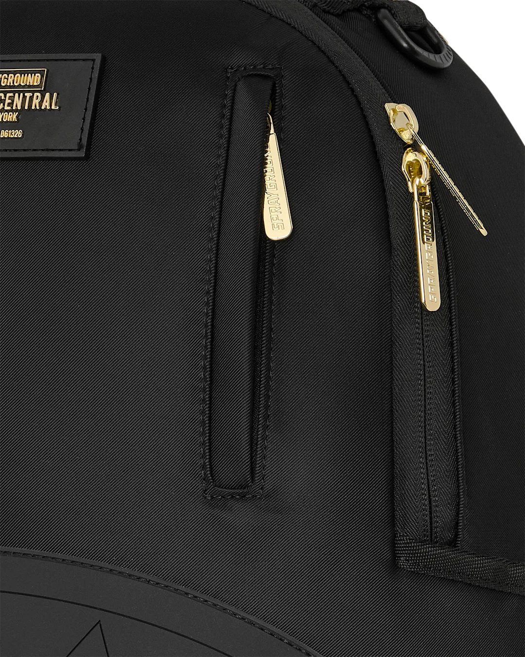 SPRAYGROUND Shark Central Gold Lettering Backpack