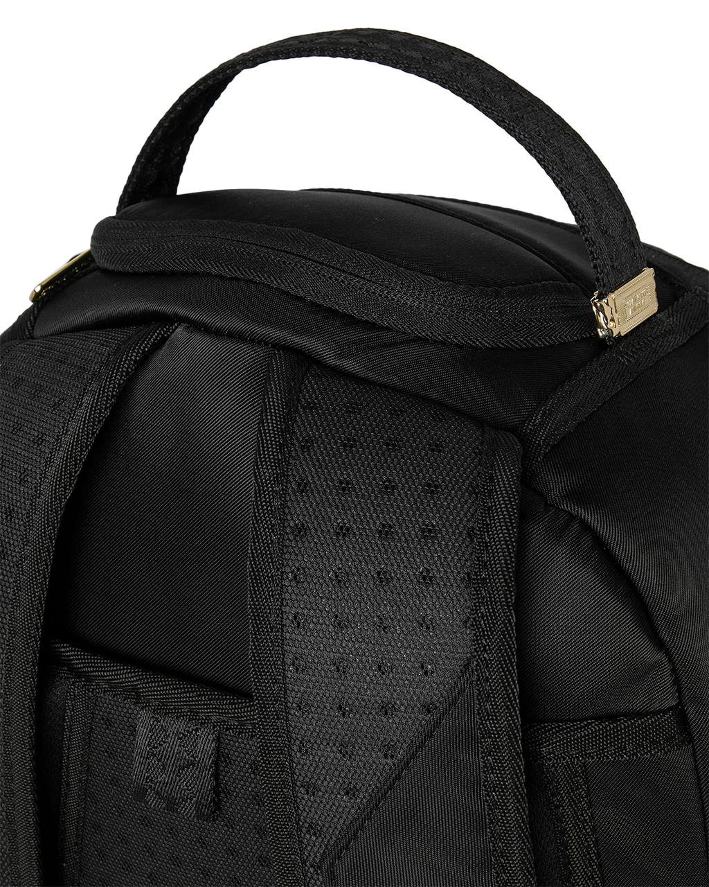SPRAYGROUND Shark Central Gold Lettering Backpack