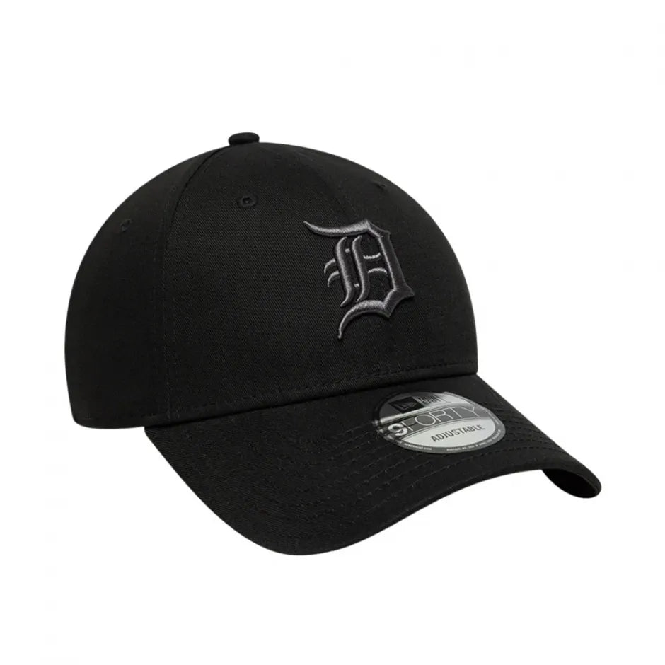NEW ERA Detroit Tigers MLB Team Outline Black 9FORTY Adjustable Cap