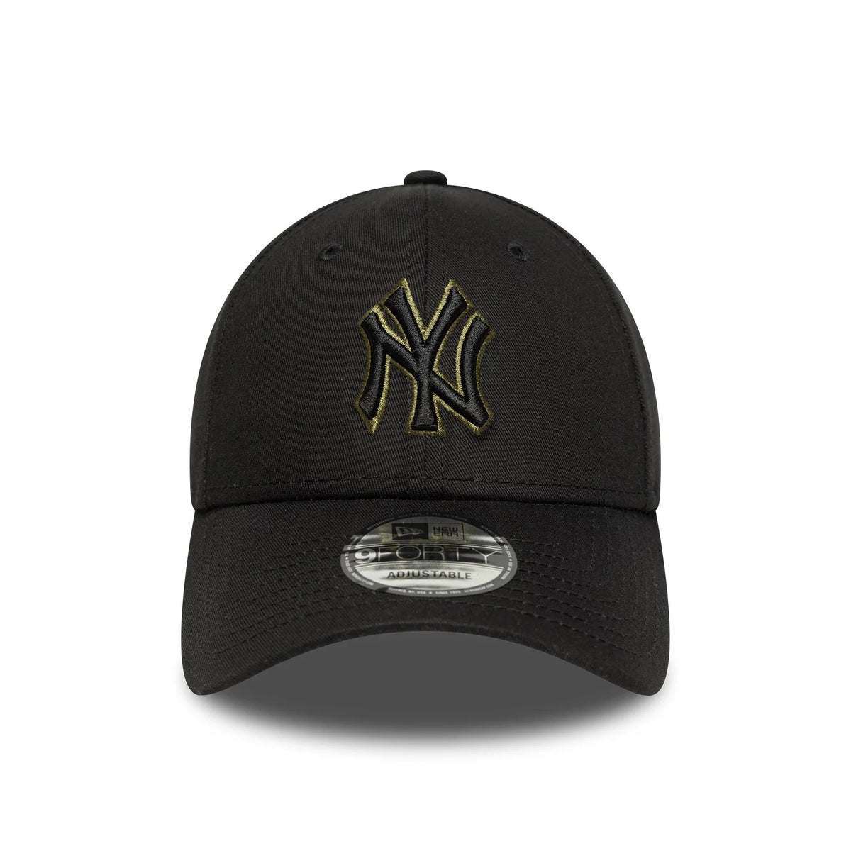 NEW ERA New York Yankees MLB Team Outline Black 9FORTY Adjustable Cap