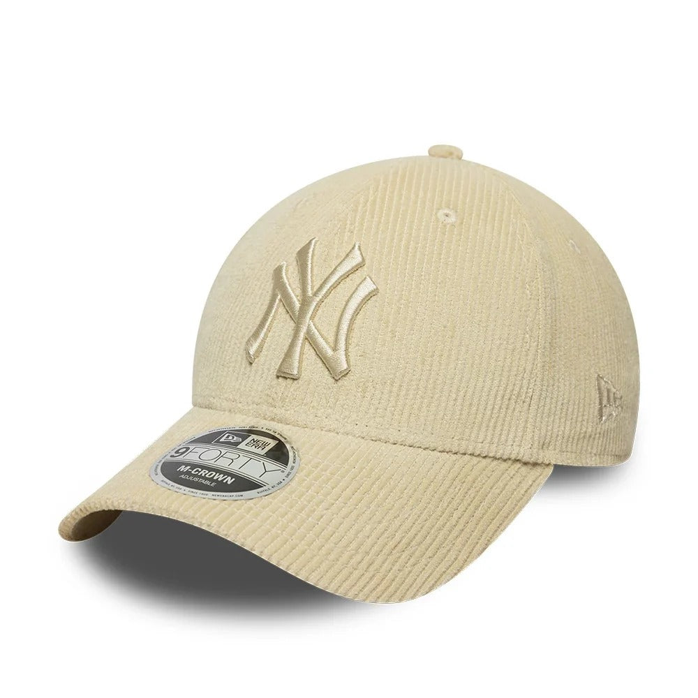 NEW ERA New York Yankees MLB Cord Cream 9FORTY M-Crown Adjustable Cap