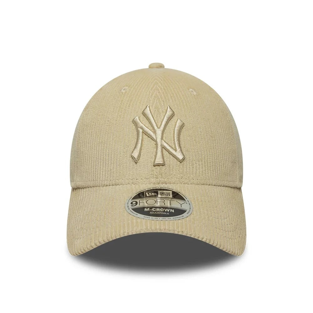 NEW ERA New York Yankees MLB Cord Cream 9FORTY M-Crown Adjustable Cap
