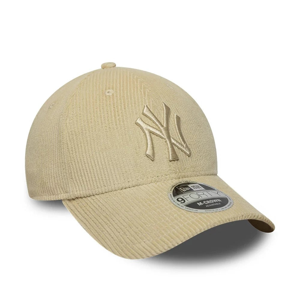 NEW ERA New York Yankees MLB Cord Cream 9FORTY M-Crown Adjustable Cap