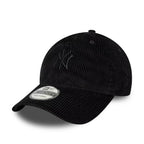 NEW ERA New York Yankees MLB Cord Black 9TWENTY Adjustable Cap