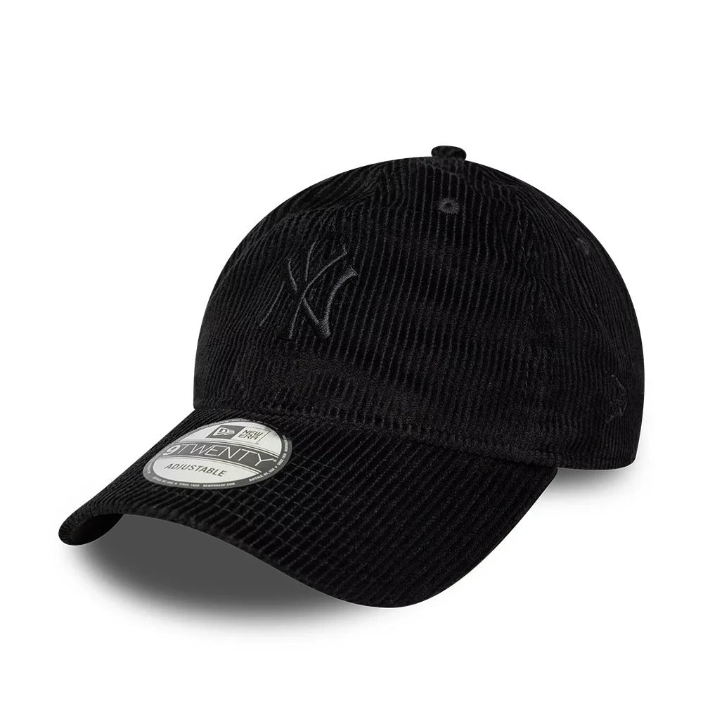 NEW ERA New York Yankees MLB Cord Black 9TWENTY Adjustable Cap