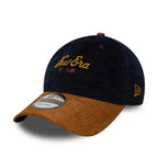 NEW ERA New Era Cord Mix Navy & Brown 9TWENTY Adjustable Cap