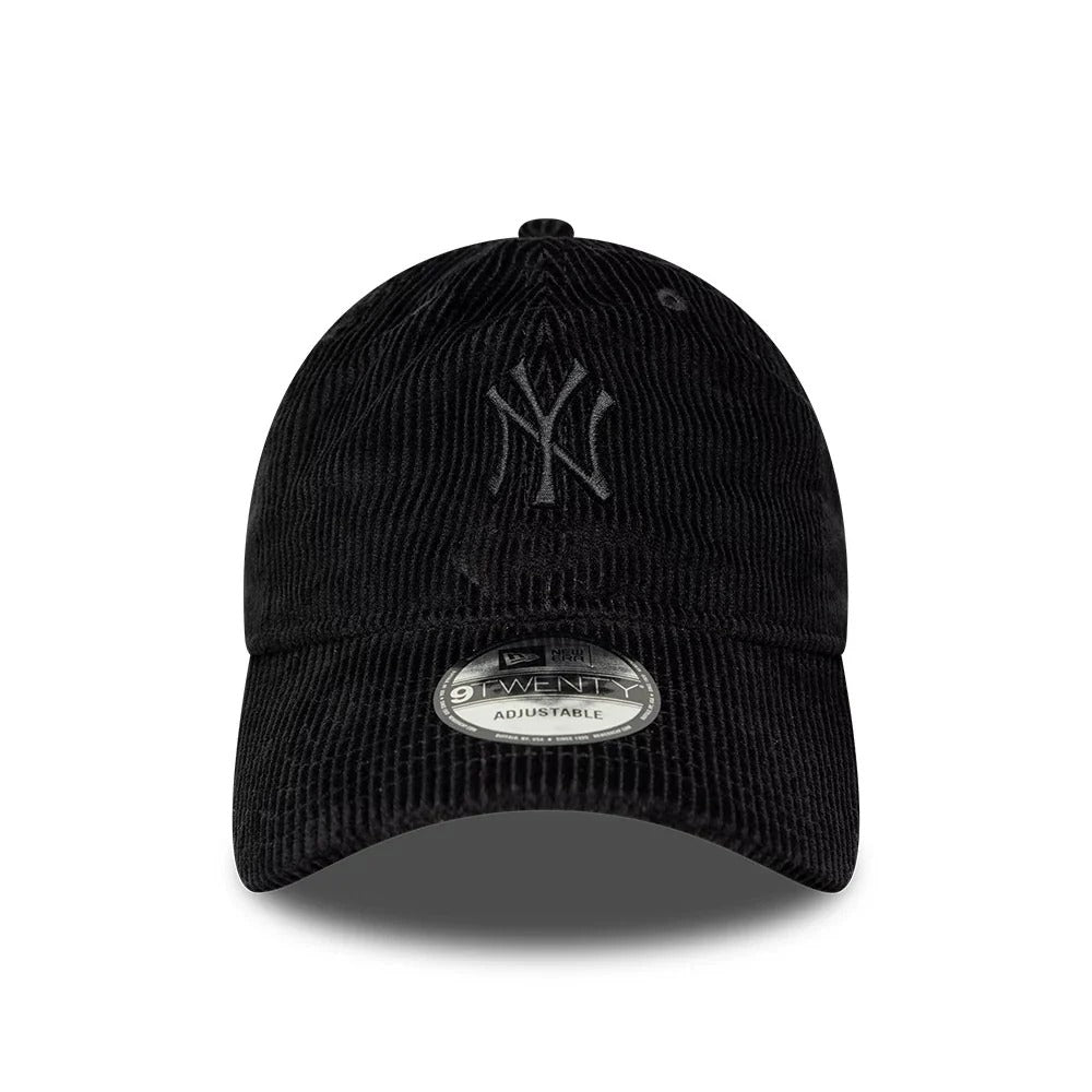 NEW ERA New York Yankees MLB Cord Black 9TWENTY Adjustable Cap