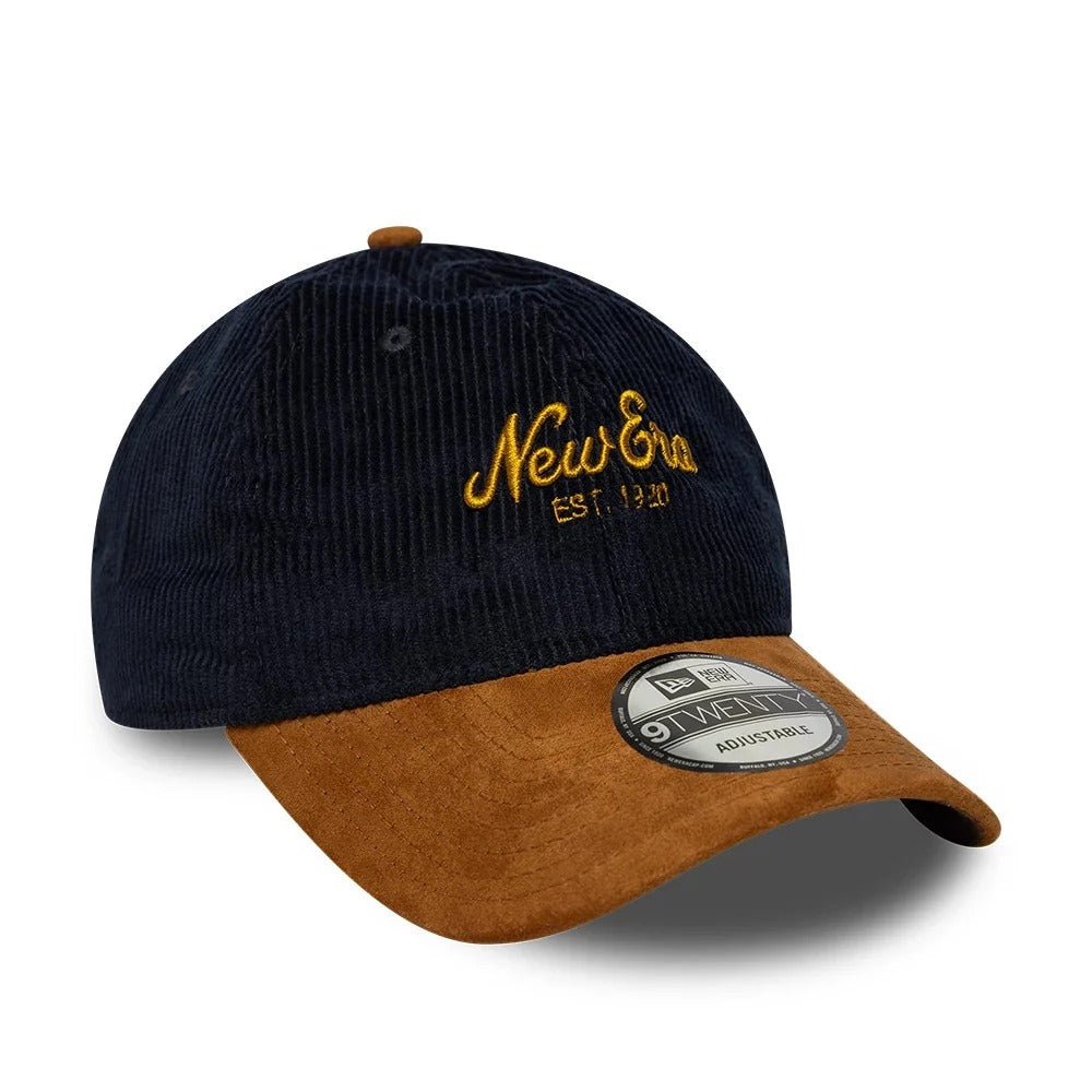 NEW ERA New Era Cord Mix Navy & Brown 9TWENTY Adjustable Cap