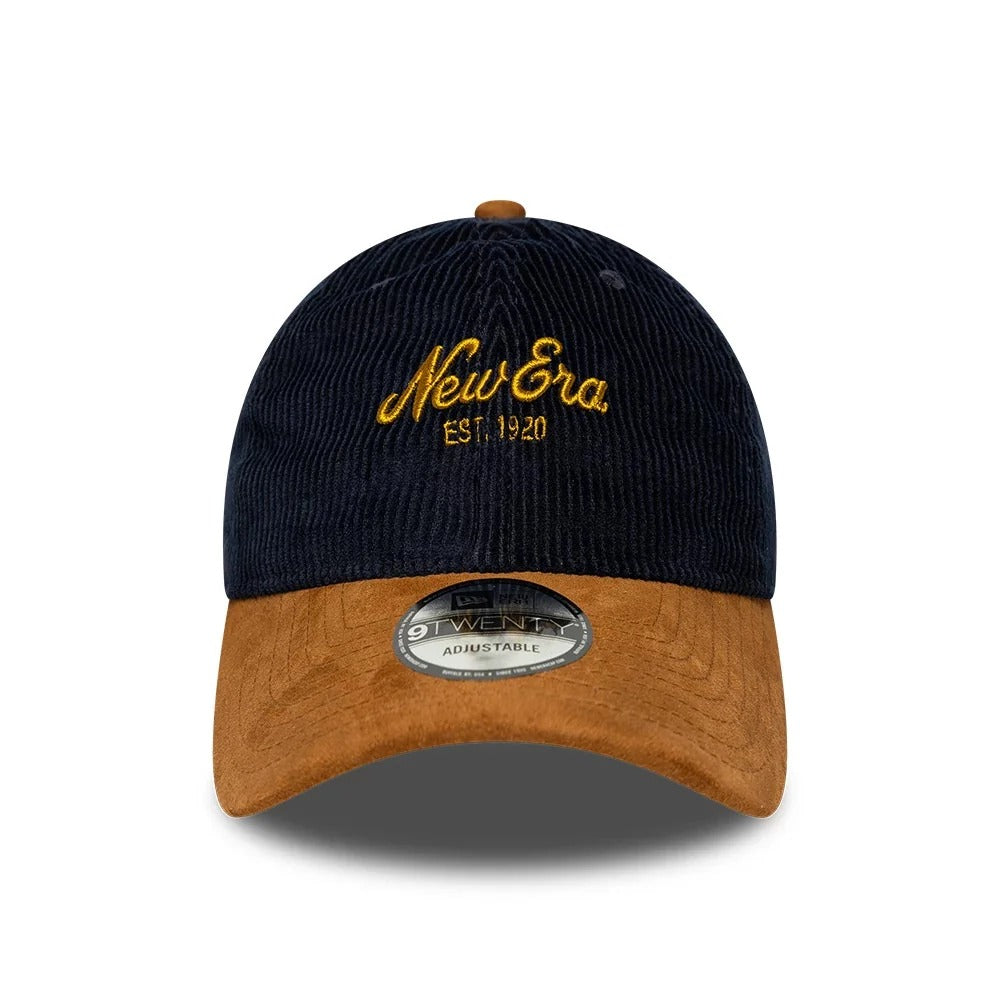 NEW ERA New Era Cord Mix Navy & Brown 9TWENTY Adjustable Cap
