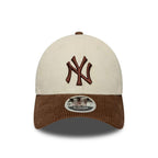 NEW ERA New York Yankees MLB Cord Cream & Brown 9FORTY M-Crown Adjustable Cap