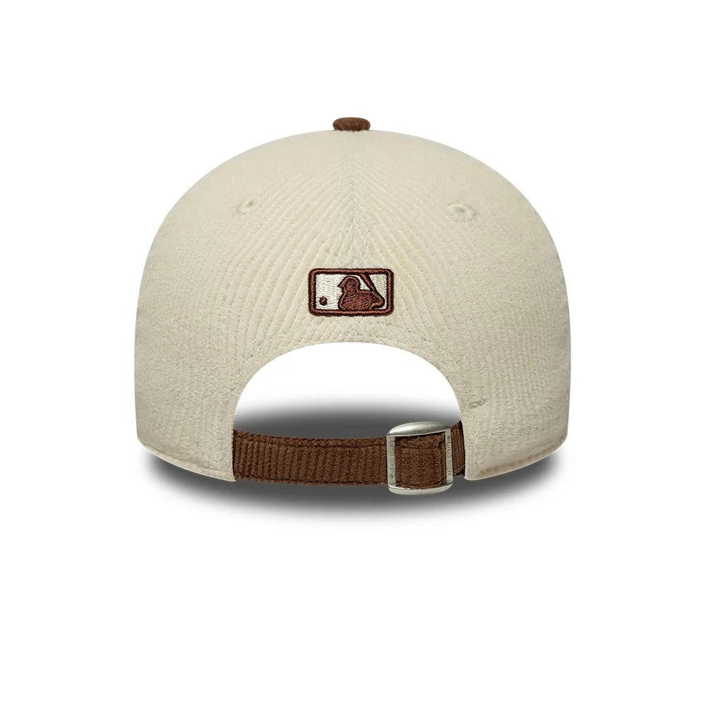 NEW ERA New York Yankees MLB Cord Cream & Brown 9FORTY M-Crown Adjustable Cap