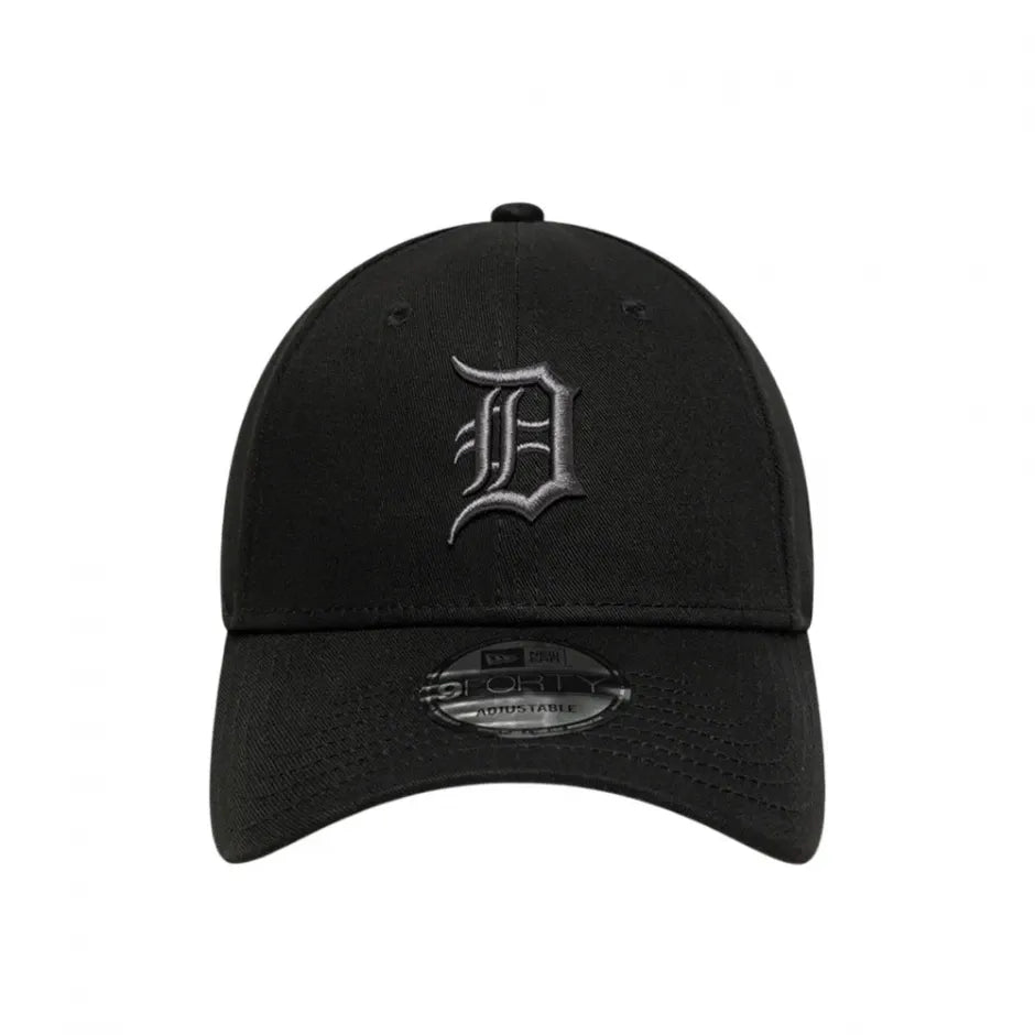 NEW ERA Detroit Tigers MLB Team Outline Black 9FORTY Adjustable Cap