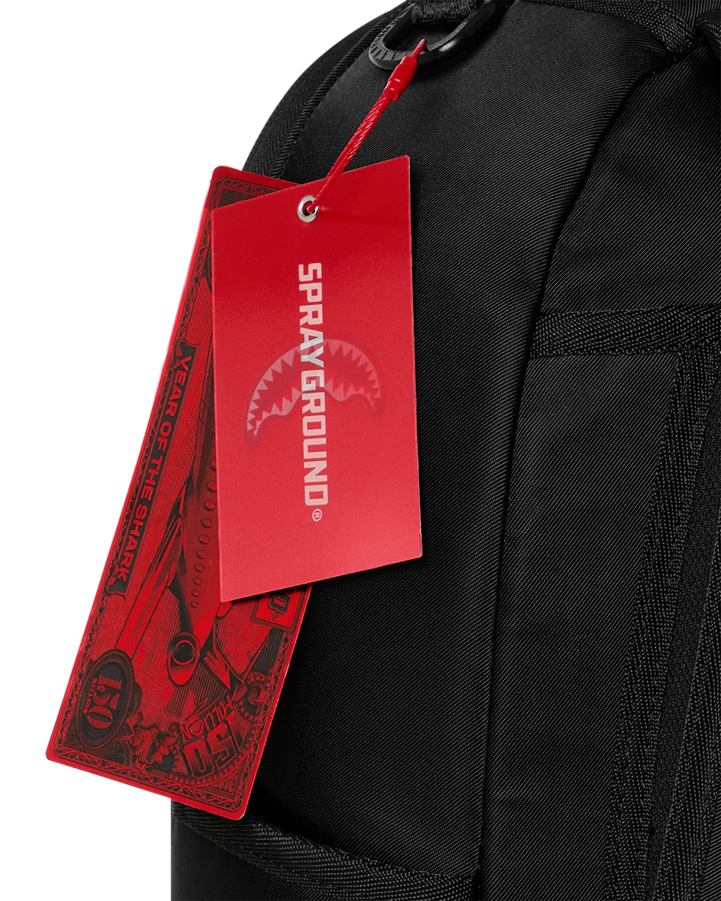 SPRAYGROUND Shark Central Gold Lettering Backpack