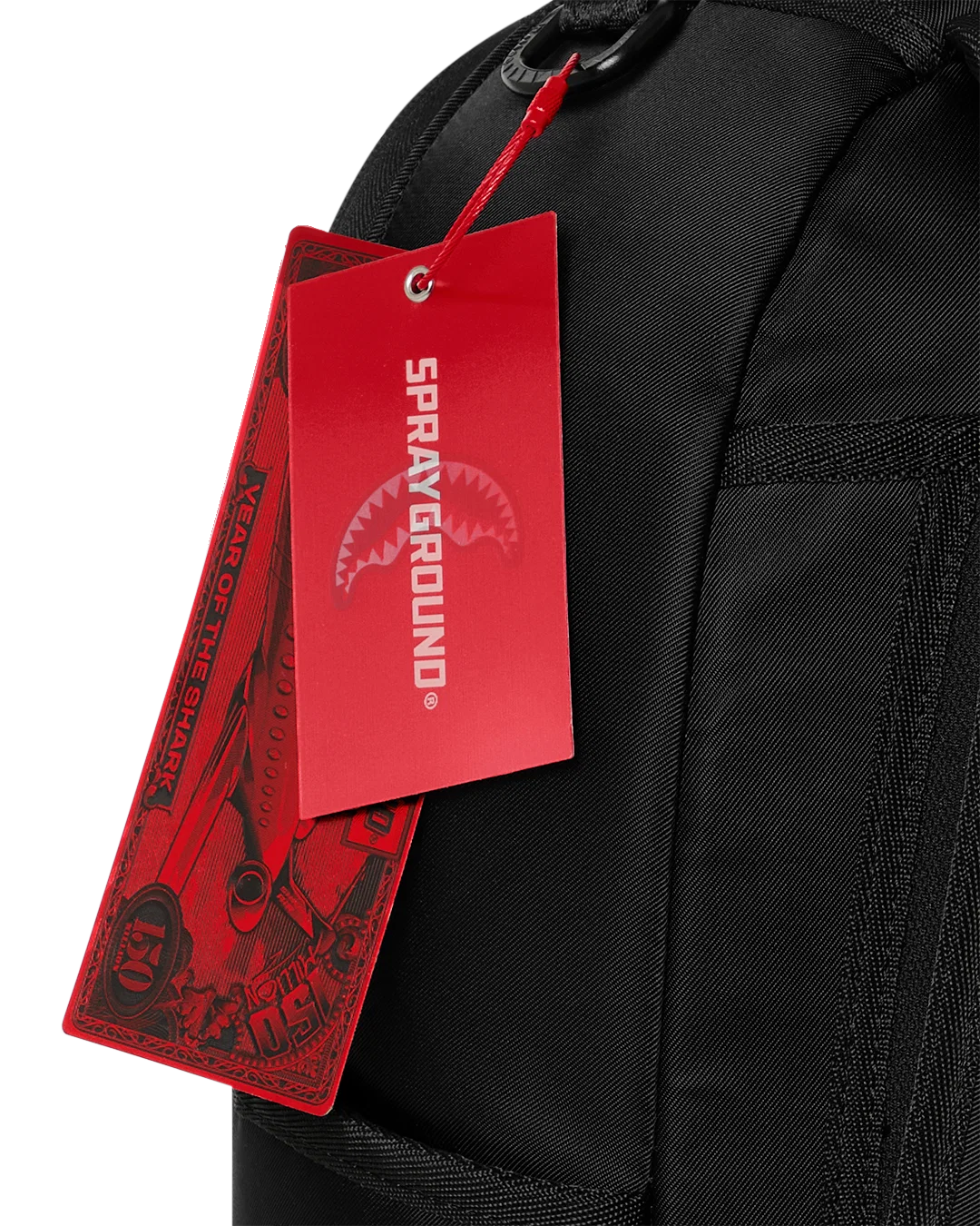 SPRAYGROUND Shark Central Gold Lettering Backpack
