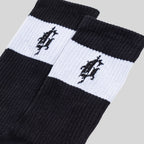CARNAL ''C'' Black/White Socks