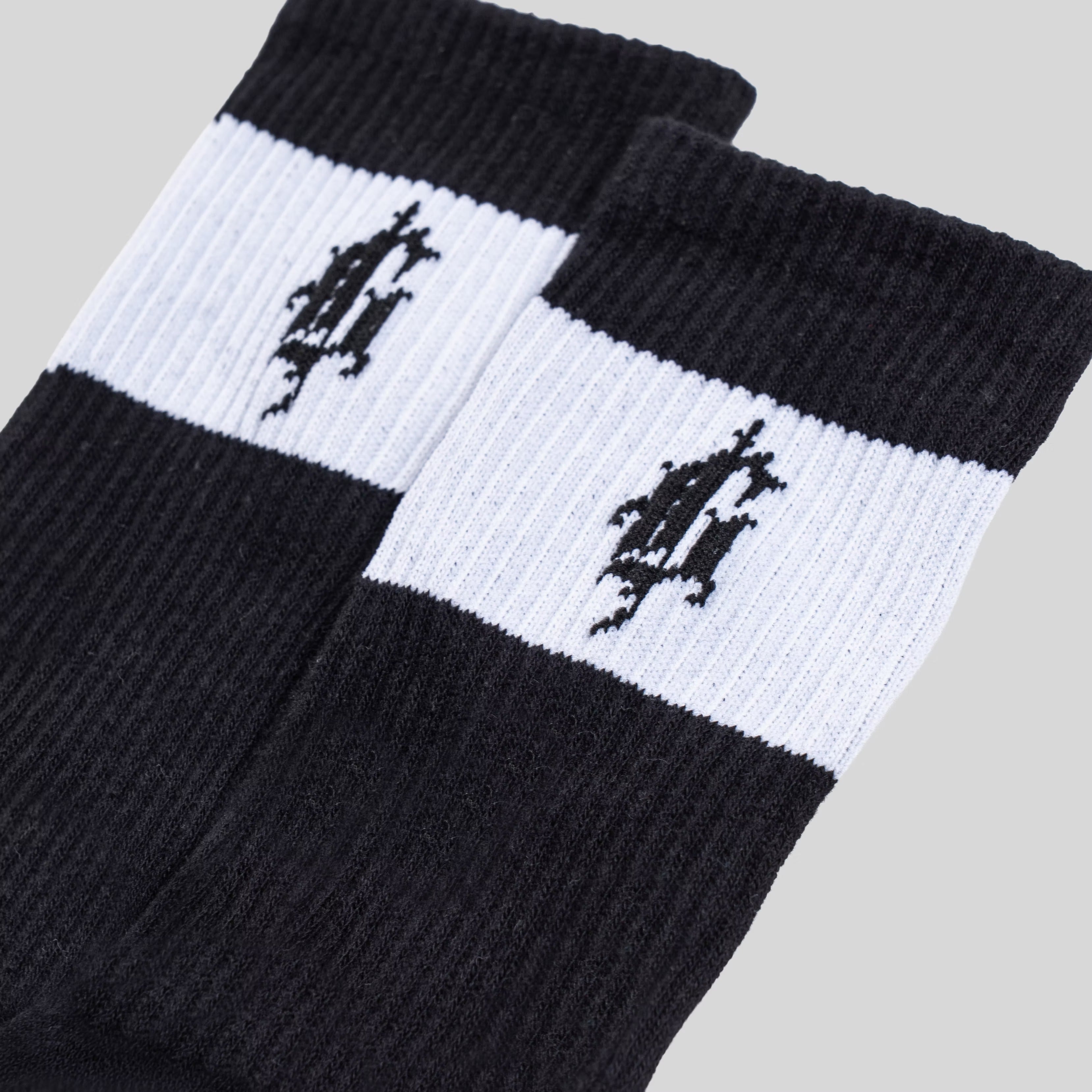 CARNAL ''C'' Black/White Socks