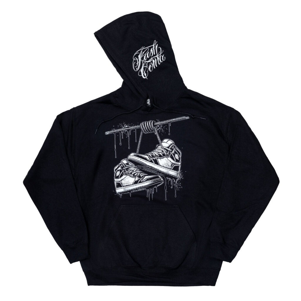 KUSH COMA Sneakerhead Black Hoodie