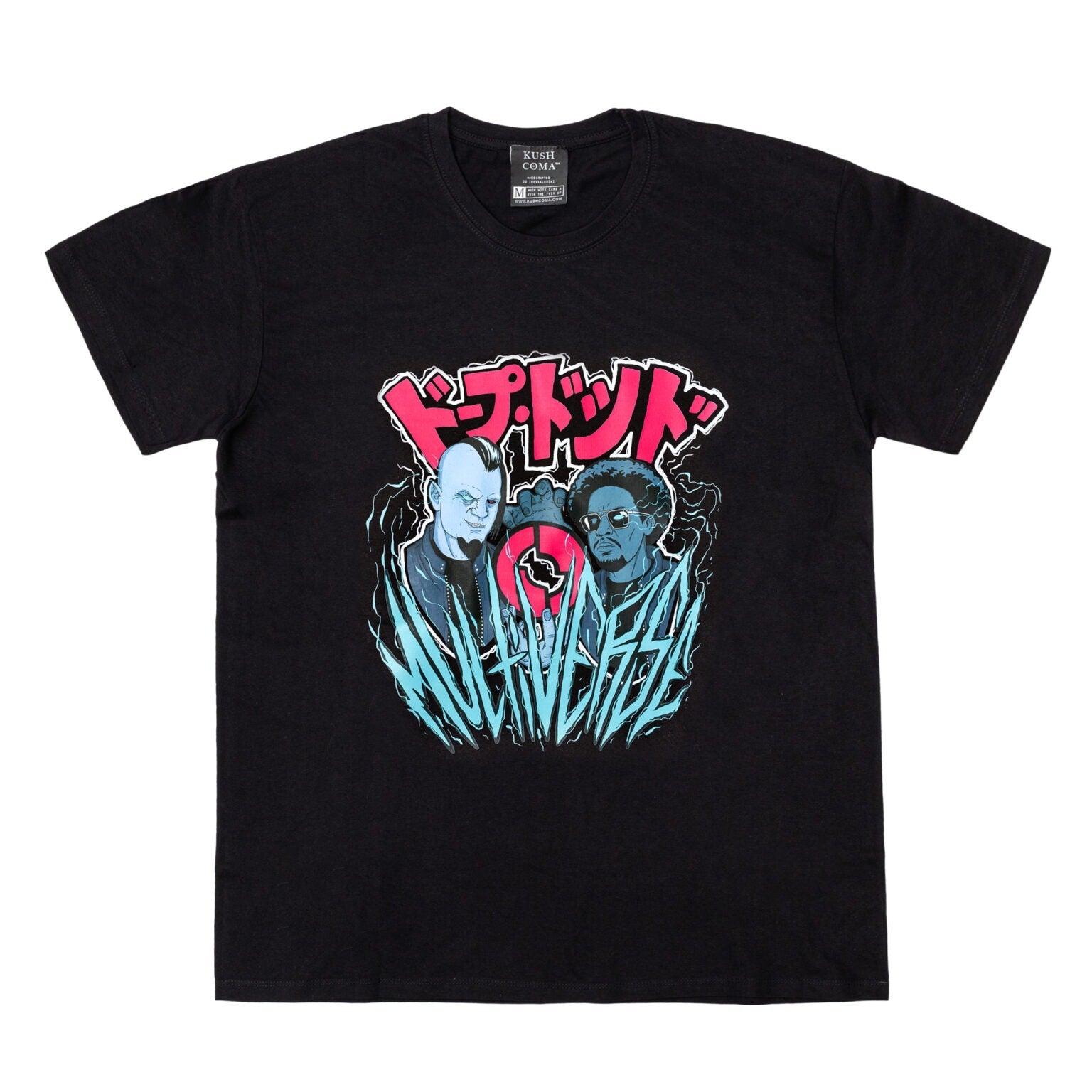 KUSH COMA Dope Dod Multiverse Black T-Shirt