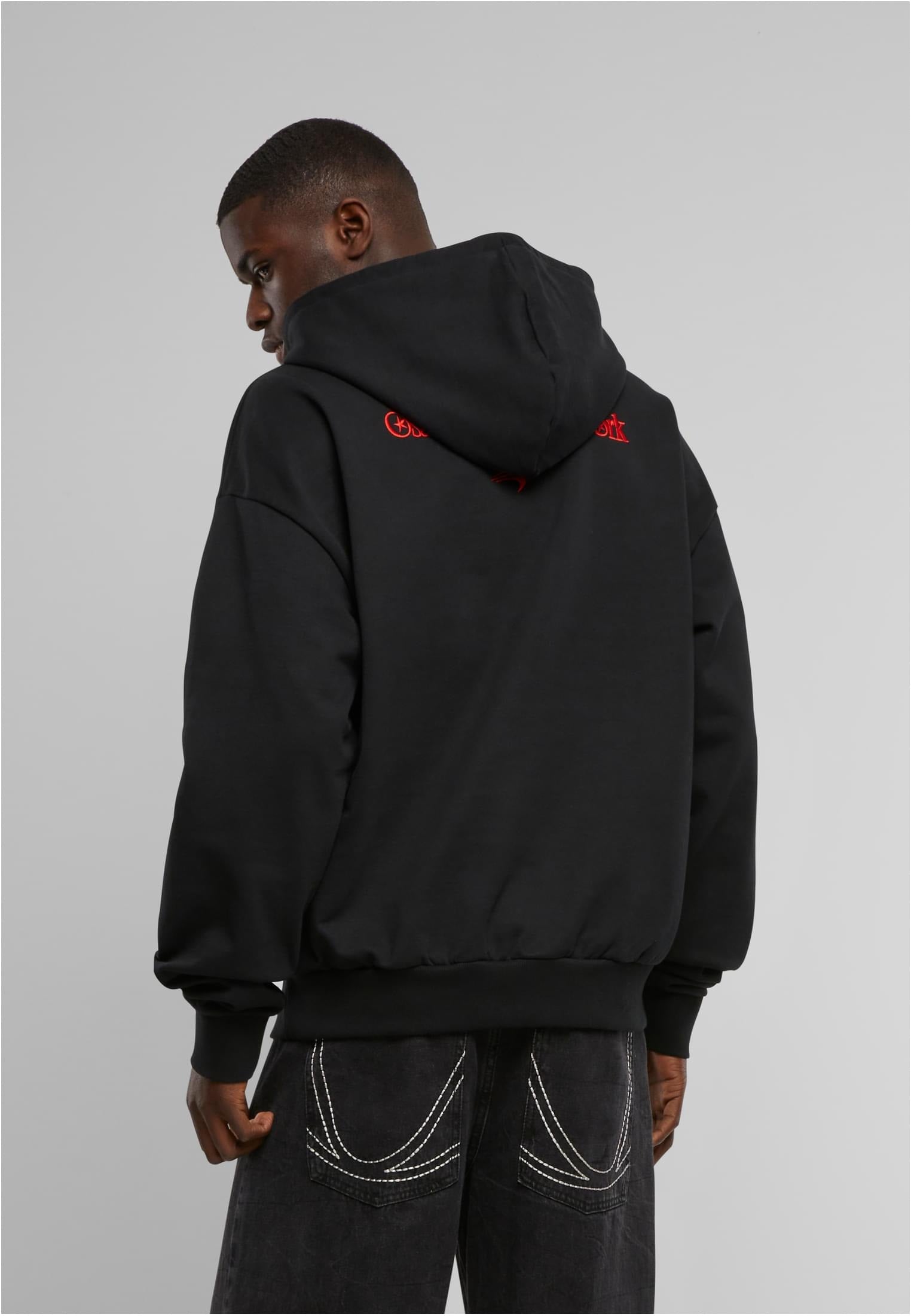 UPSCALE World Wide Black Oversized Hoodie