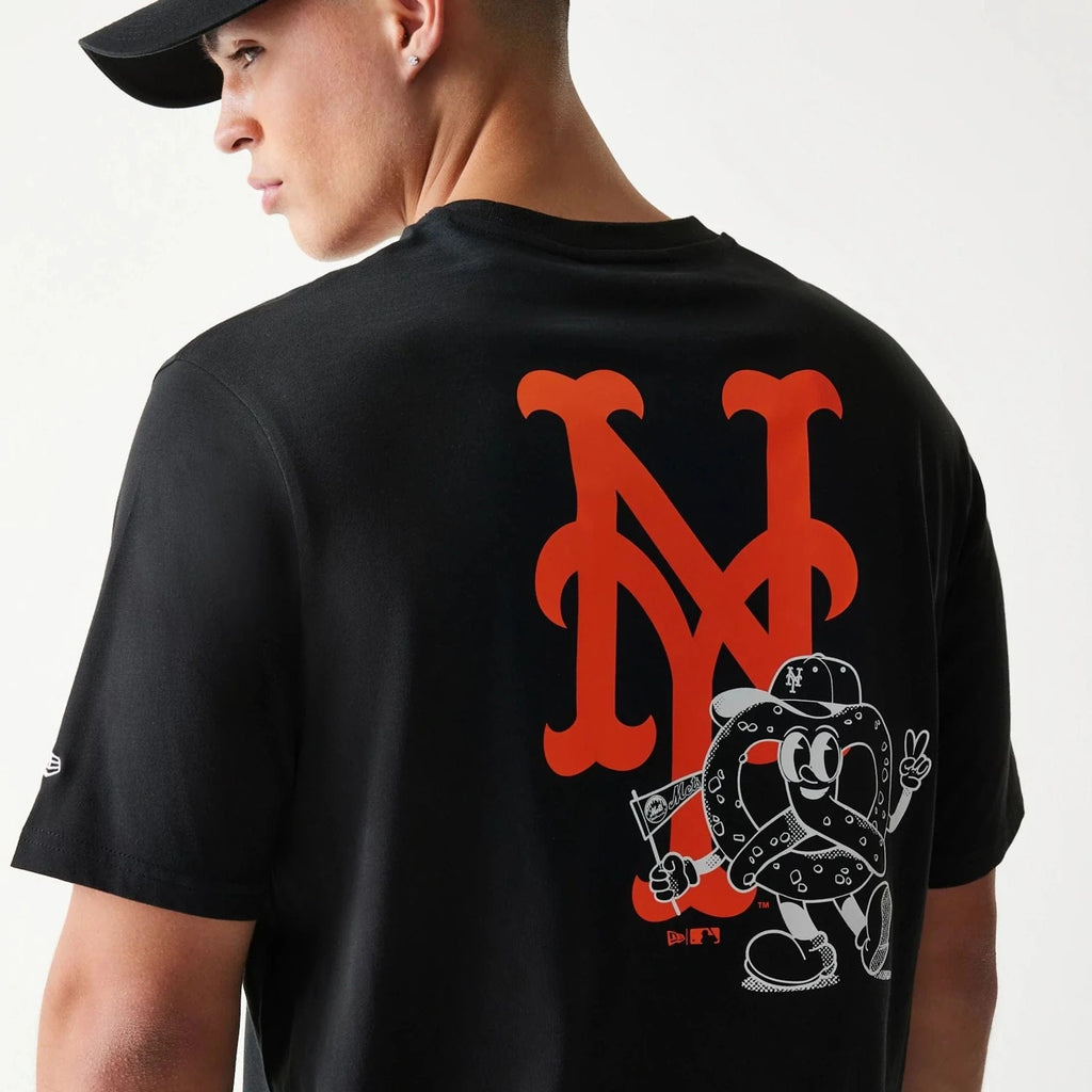 NEW ERA New York Mets MLB Food Graphic Black T-Shirt