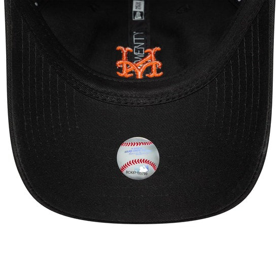 NEW ERA New York Mets MLB Washed Script Black 9TWENTY Cap